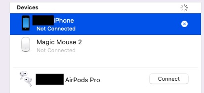 Connect AirPods to Mac