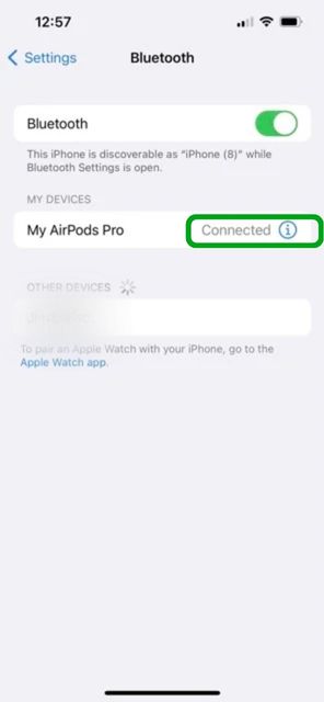 Bluetooth Instructions to stop AirPods from connecting to other devices