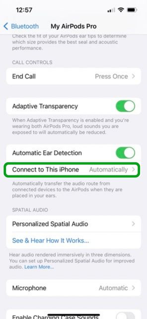 Instructions to stop AirPods from connecting to other devices