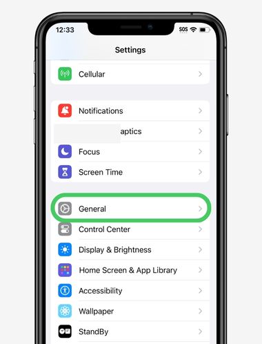 How to change AirDrop name on iPhone - settings