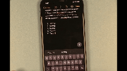 Image showing how to use 3 finger swipe to undo and redo typing on iPhone